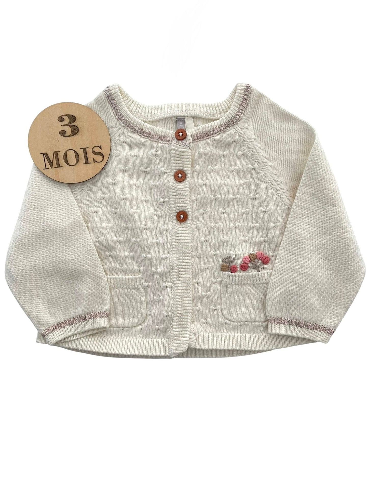 Gilet en mailles, crème, Orchestra