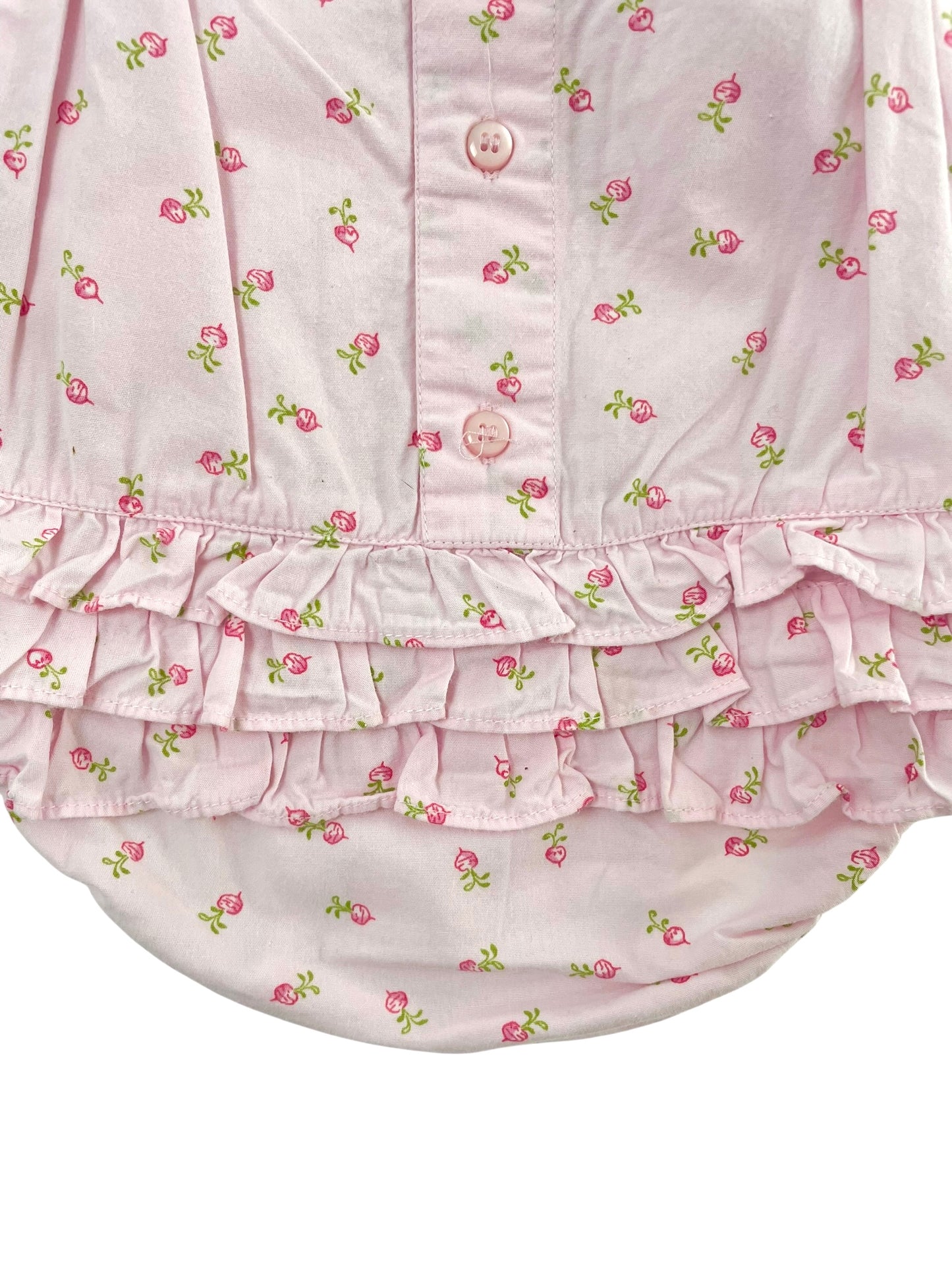 Barboteuse rose, radis, H&M