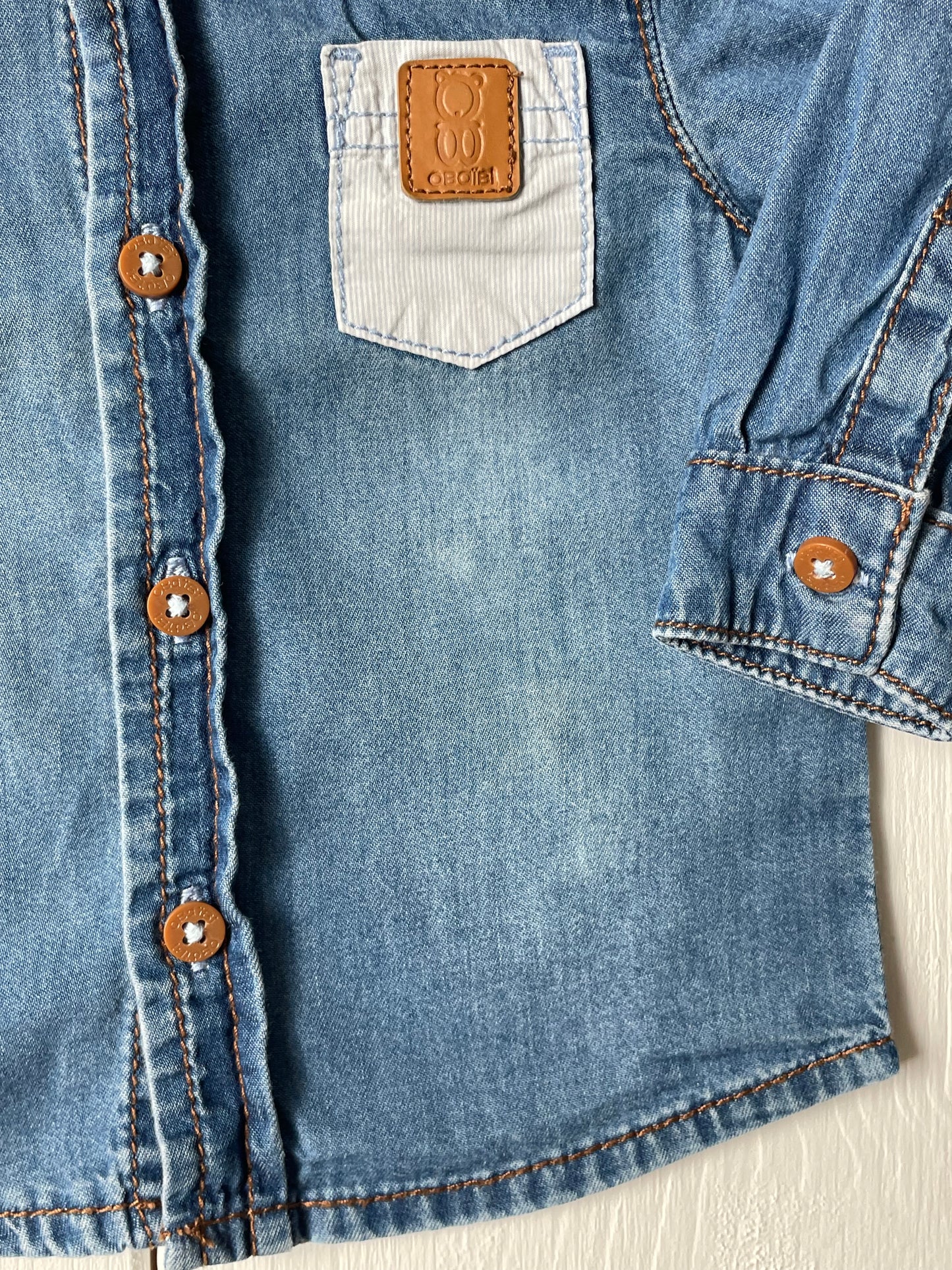 Chemise couleur jean, Obaibi