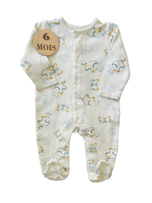 Pyjama écru, éléphant, Orchestra