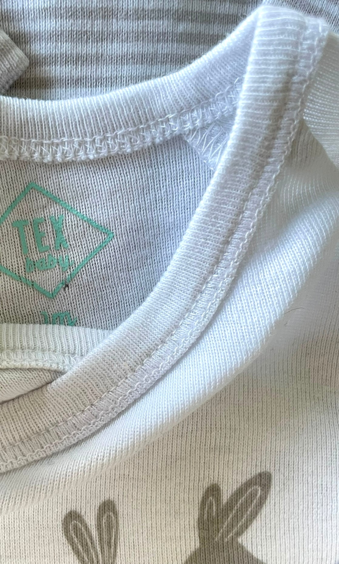 Body blanc et gris, TEX