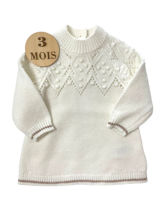 Robe en mailles, écrue, Orchestra