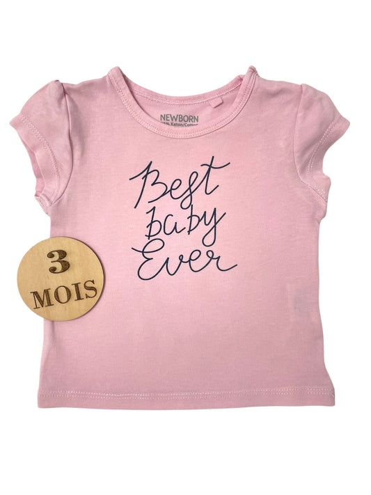 Tee-shirt rose, Newborn