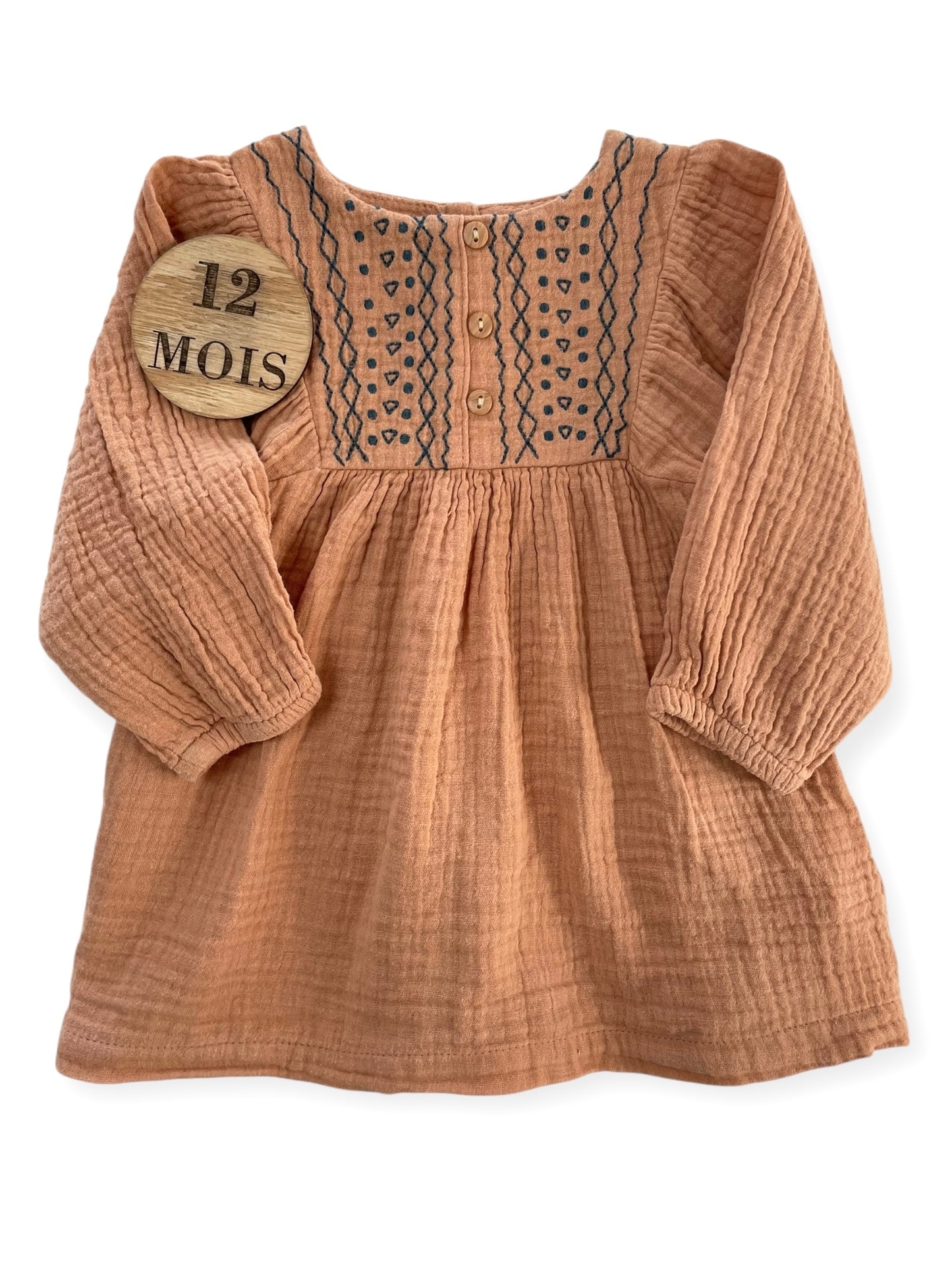 Robe gaze de coton, Vertbaudet