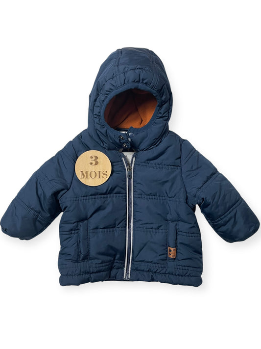 Doudoune bleu-marine, doublée, Orchestra