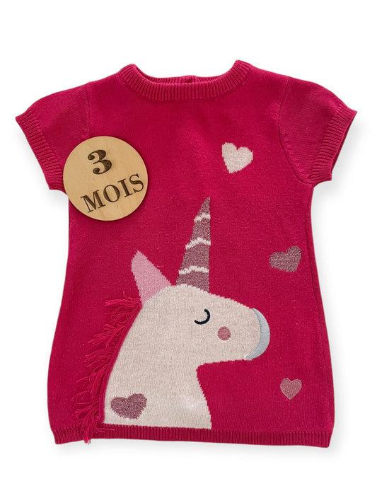 Robe pull, licorne, grain de blé
