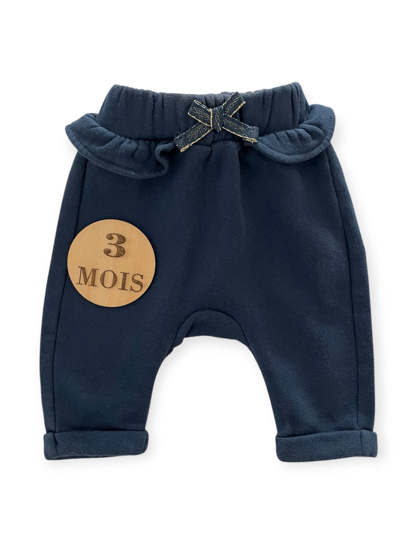 Pantalon molletonné, bleu-marine, TAO