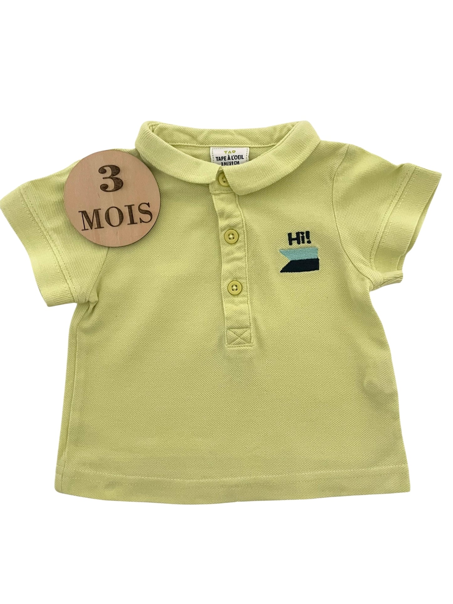Polo vert/jaune, TAO