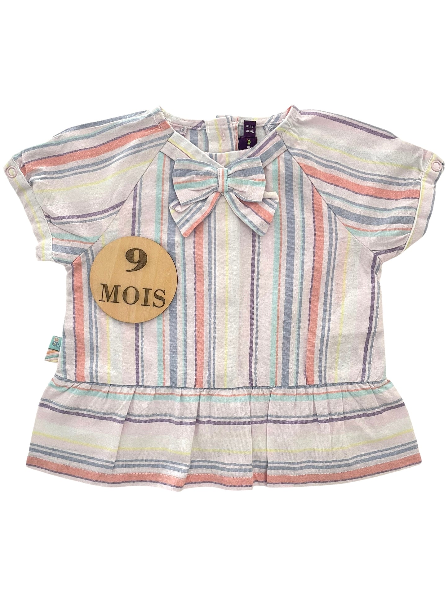 Blouse manches courtes multicolore, Sergent Major
