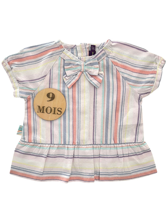Blouse manches courtes multicolore, Sergent Major