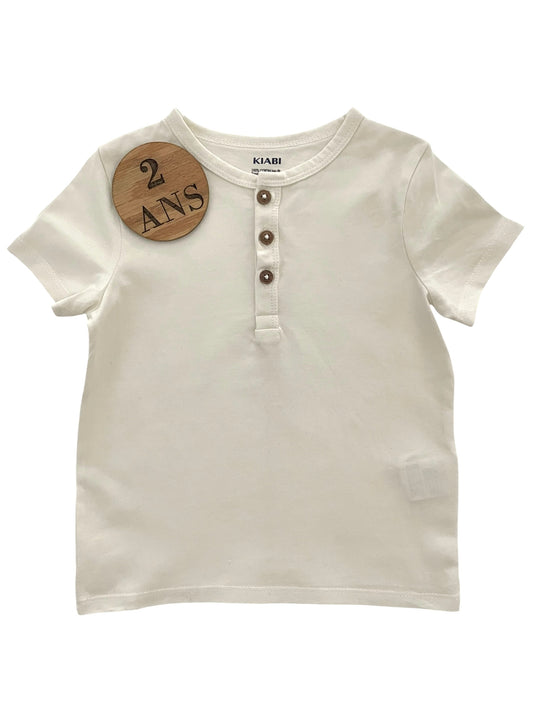 Tee-shirt écru, Kiabi