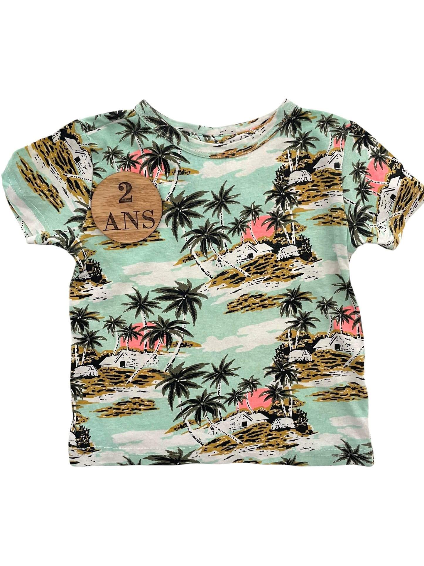 Tee-shirt motif tropiques