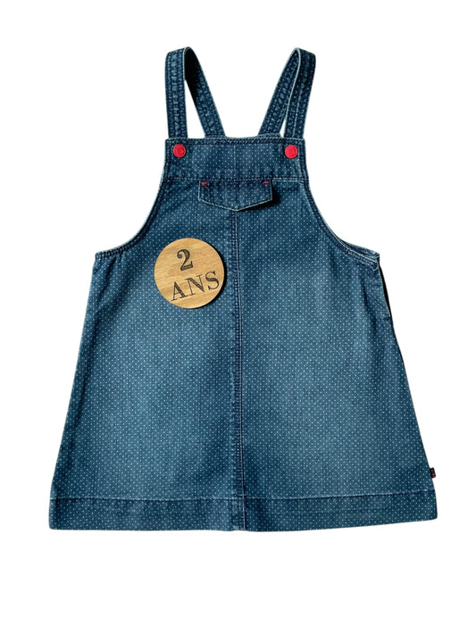 Robe salopette en jean, Obaïbi
