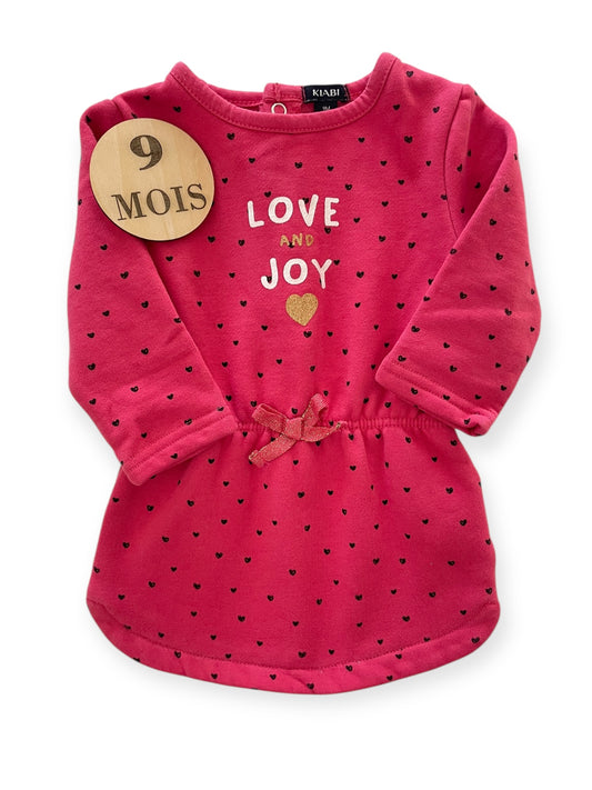 Robe hiver rose, Kiabi