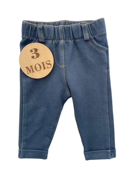 Jegging, bleu,  Kiabi