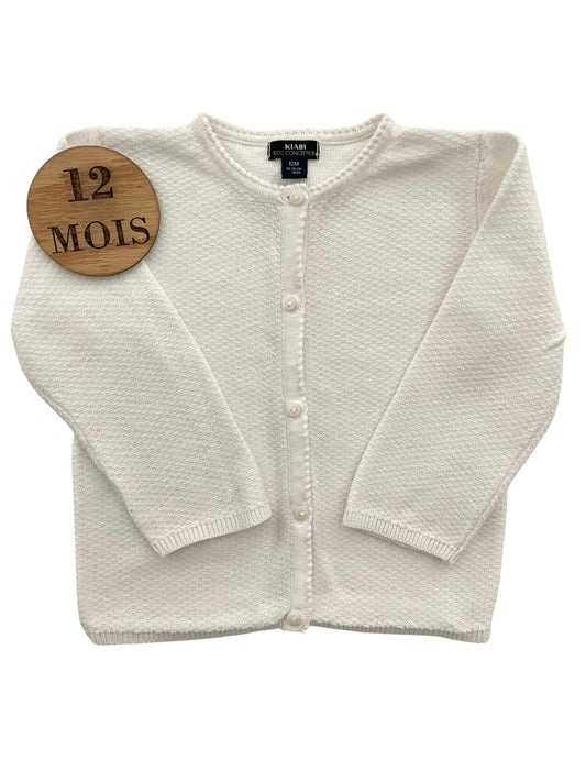 Gilet fin, blanc, Kiabi