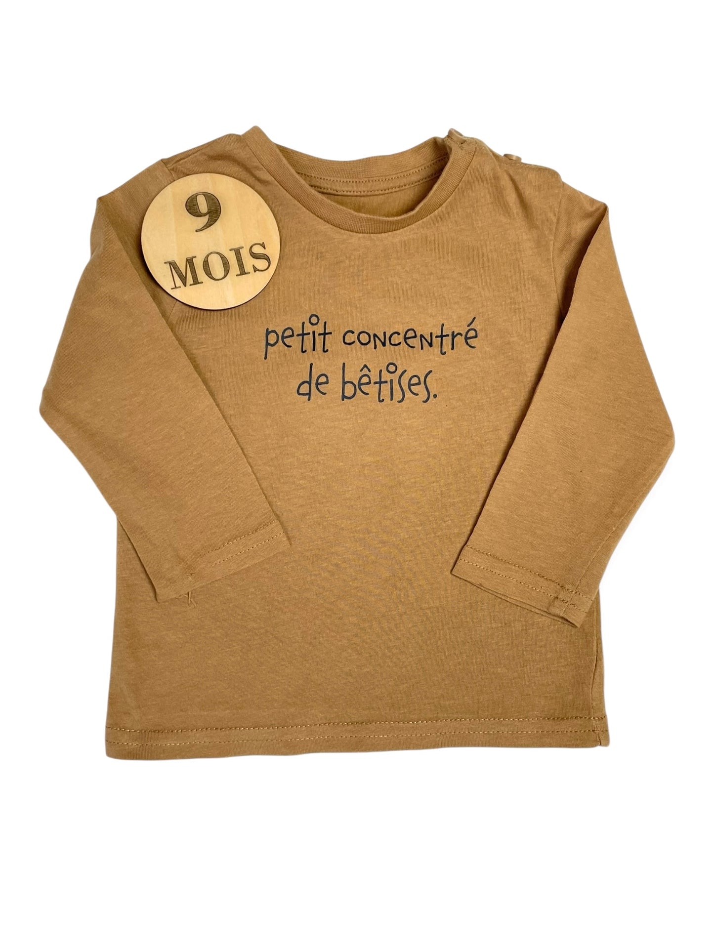 Tee-shirt camel « petit concentré de bêtises »