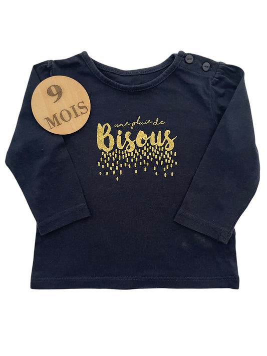 Tee-shirt bleu-nuit, Gémo