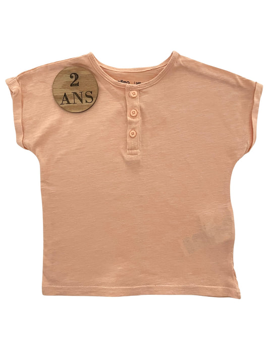 Tee-shirt abricot, Kiabi