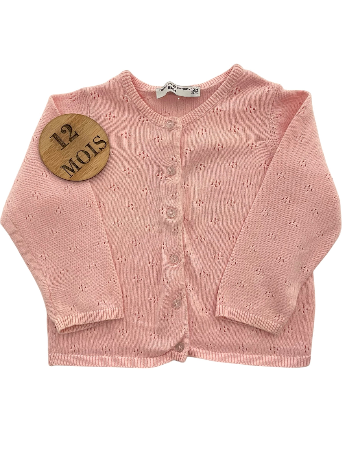 Gilet fin, rose, FPC