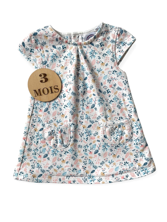 Robe molleton, fleurie, La compagnie des petits
