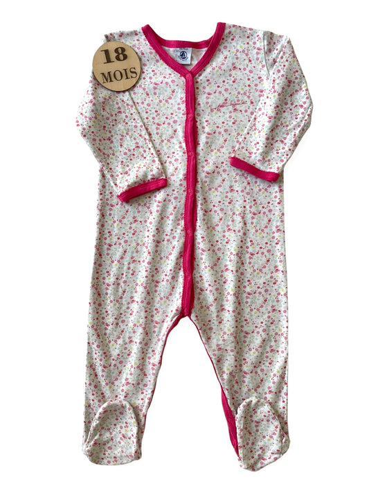 Pyjama coton fleuri, Petit Bateau