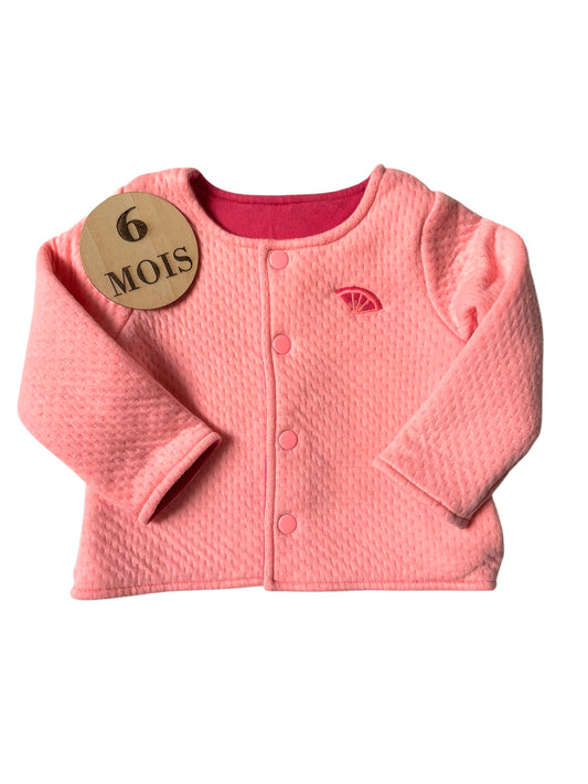 Gilet semi-épais, rose, Marèse