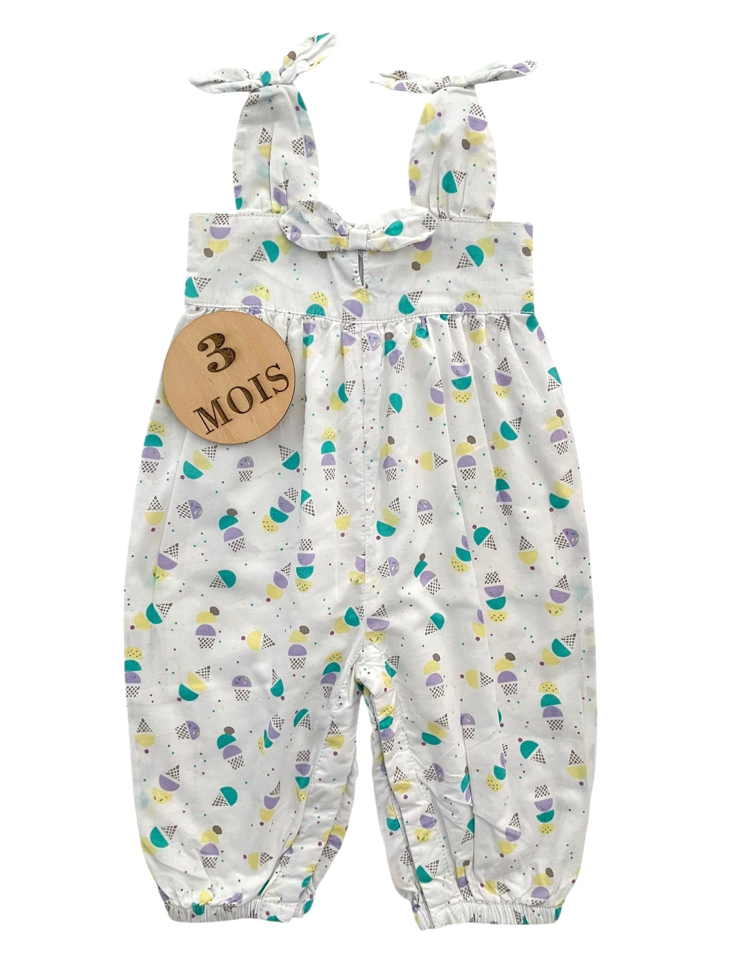 Salopette vintage, glaces, TEX