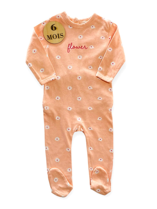 Pyjama coton, fleuri, Vertbaudet