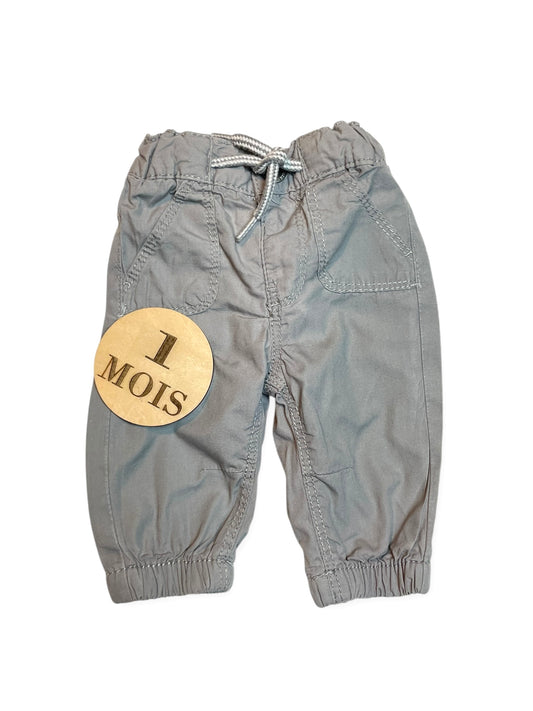 Pantalon cargo, gris clair, Kiabi