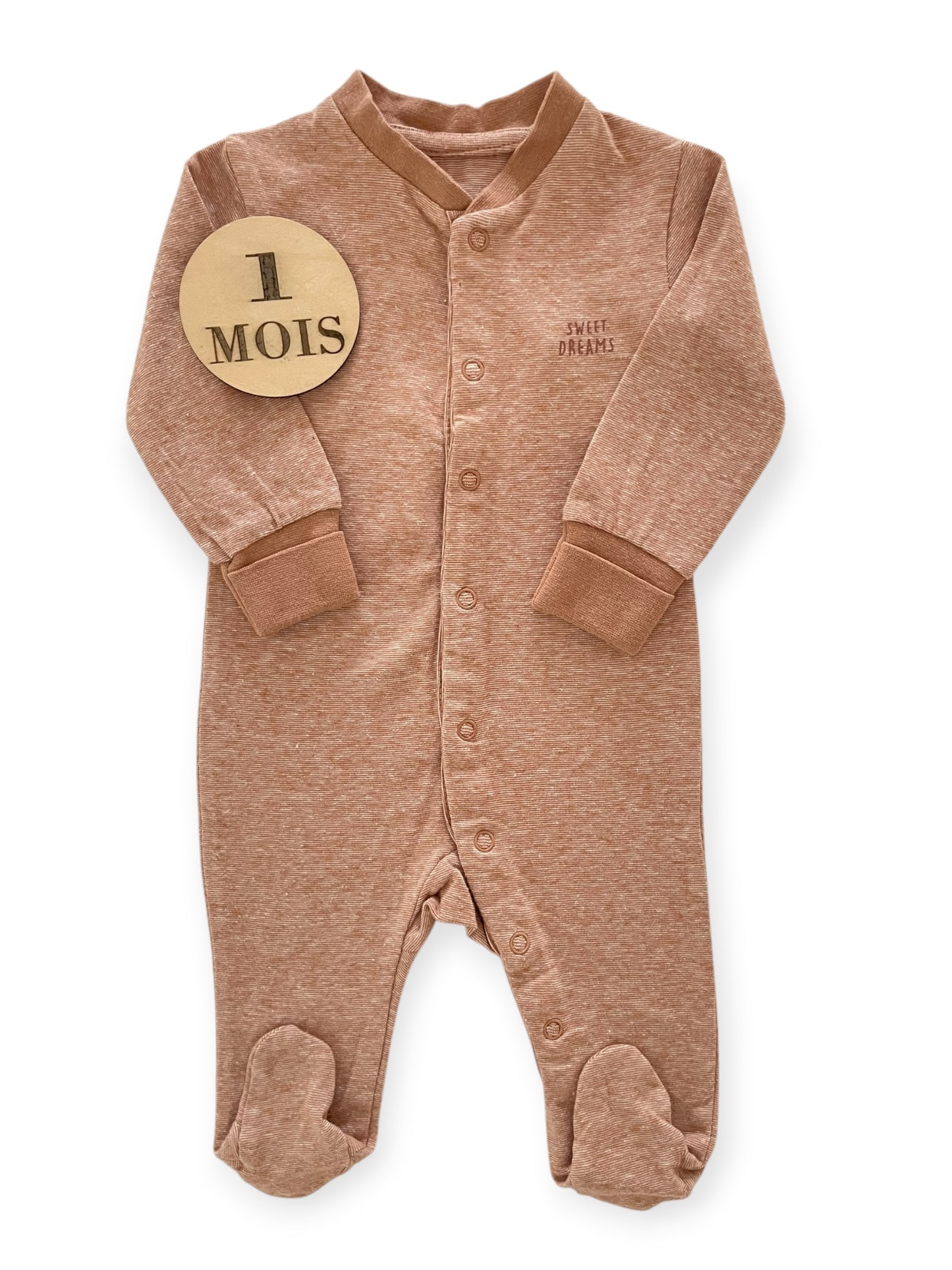 Pyjama coton, marron clair, Sweet & soft