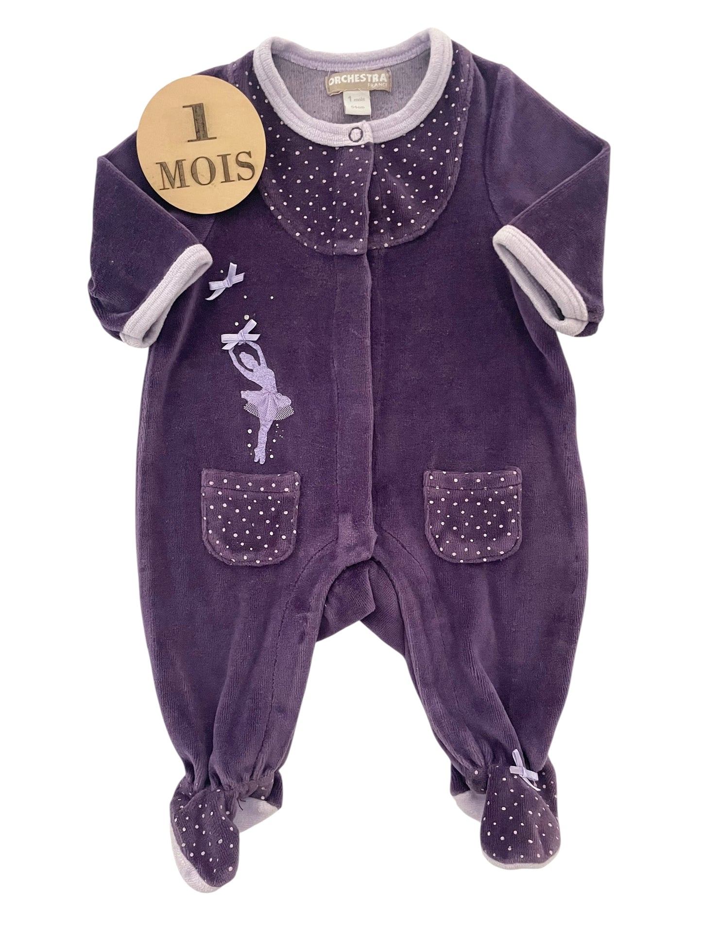 Pyjama velours violet, orchestra