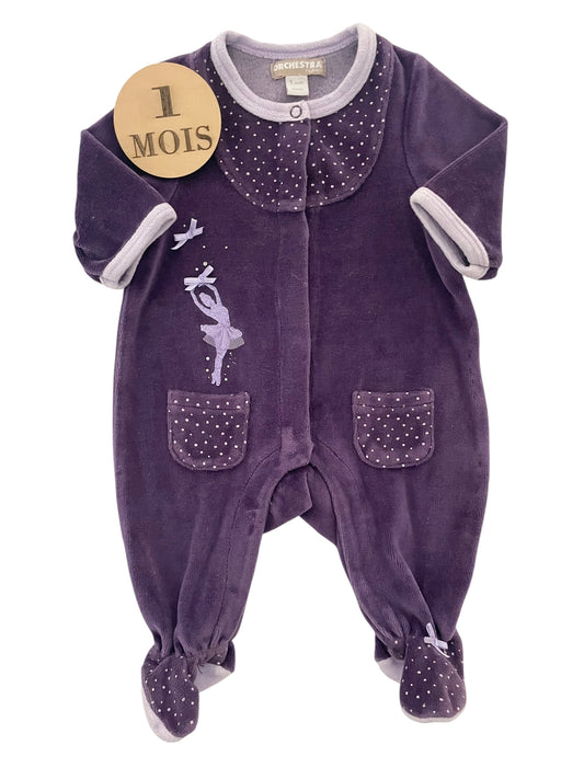 Pyjama velours violet, orchestra