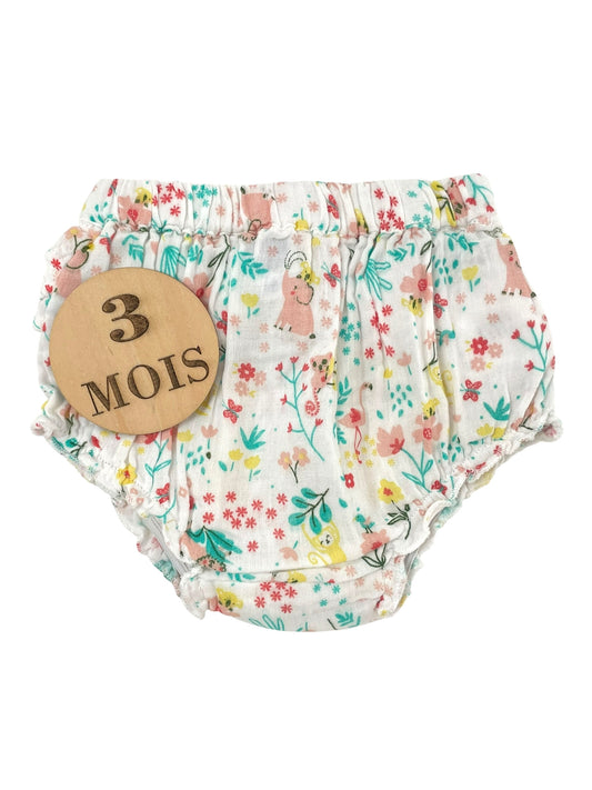 Bloomer gaze de coton, Mots d’enfants