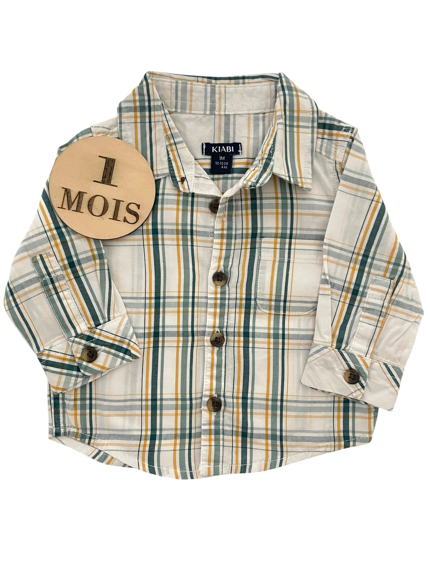 Chemise à carreaux, Kiabi