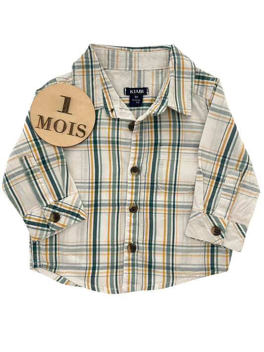 Chemise à carreaux, Kiabi