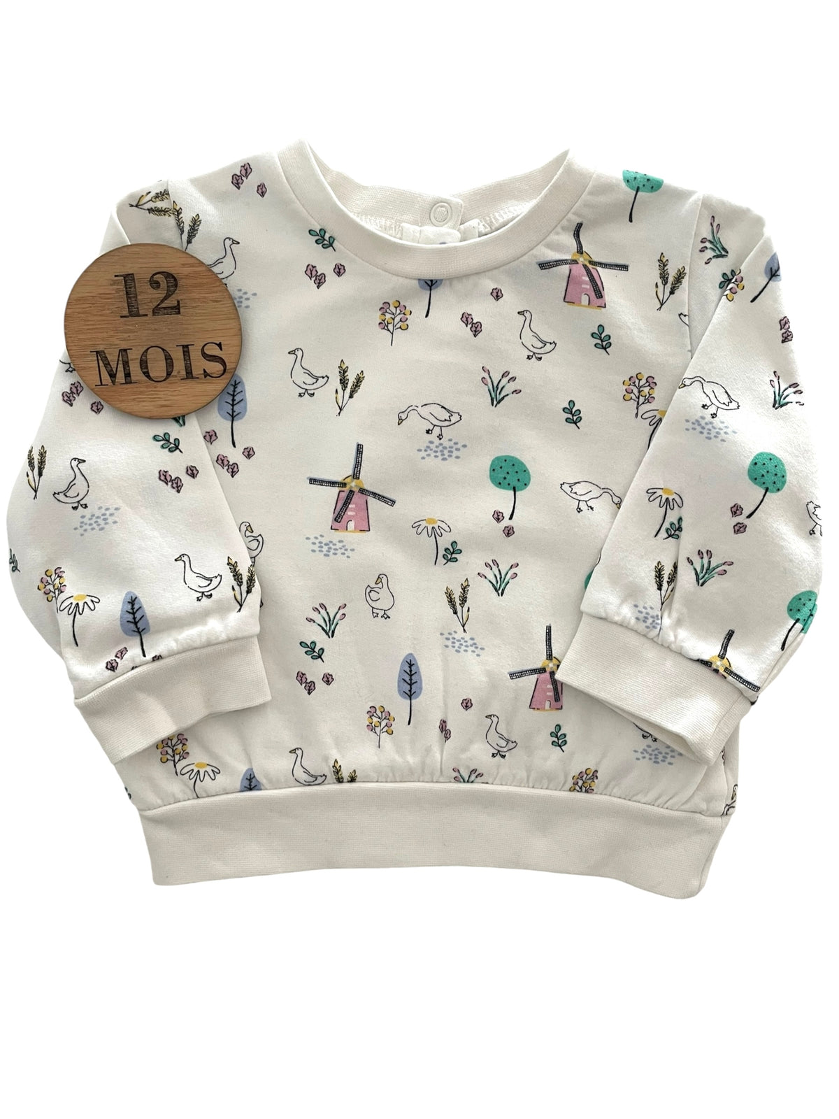 Sweat motifs campagnes, Mots d’enfants