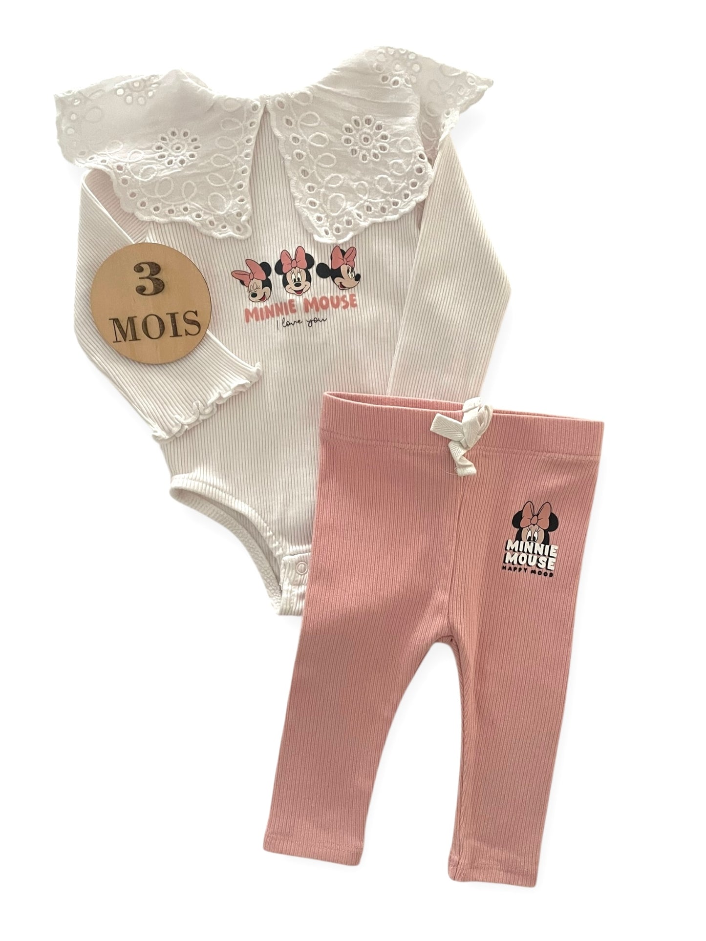 Ensemble côtelé, Minnie, Disney Baby