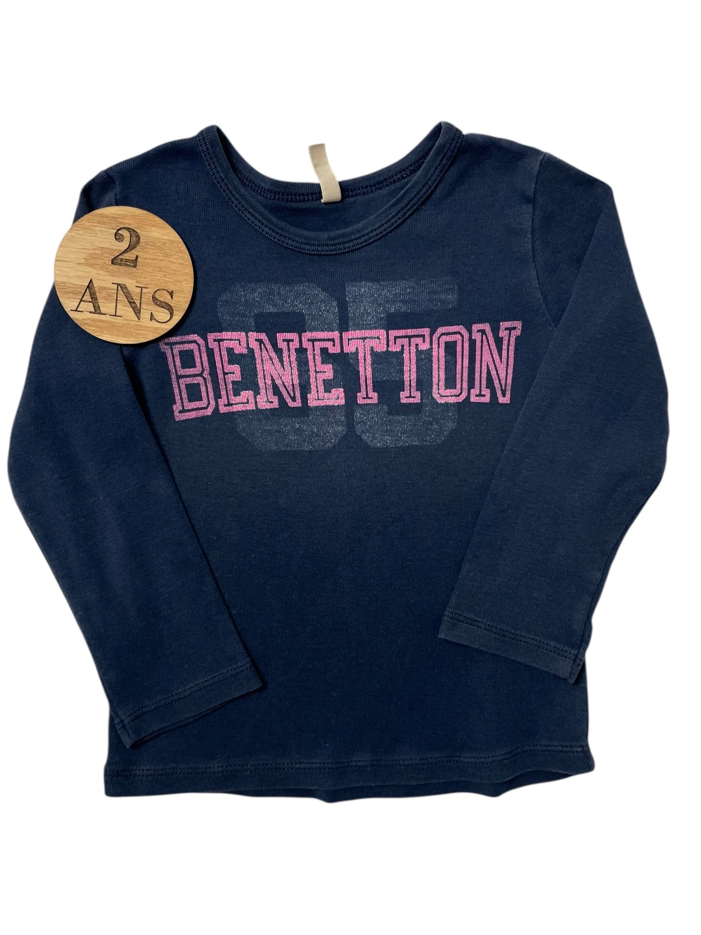 Tee-shirt bleu-marine Benetton
