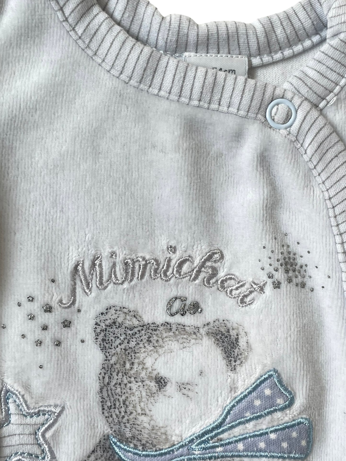 Pyjama velours bleu ciel, Absorba