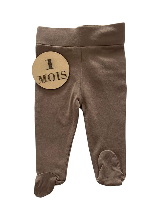 Legging à pieds, marron, Zeeman
