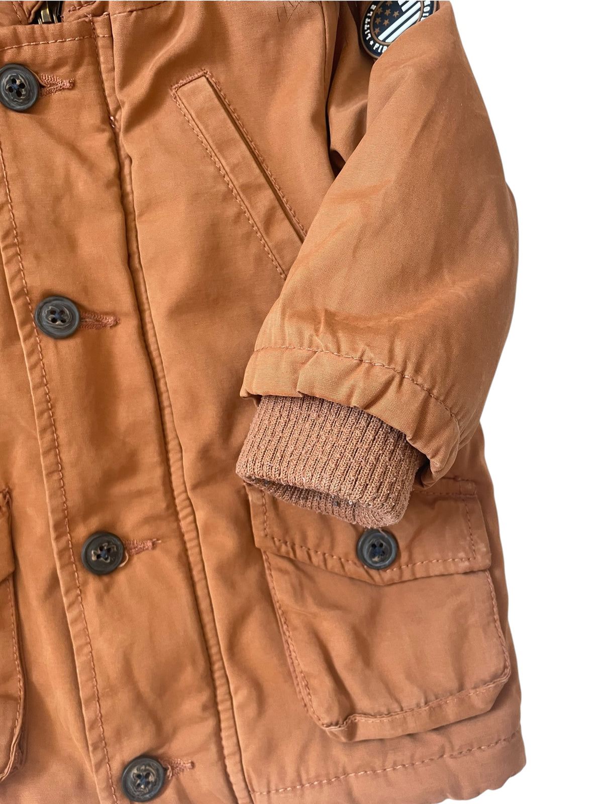 Parka à capuche, camel, TAO