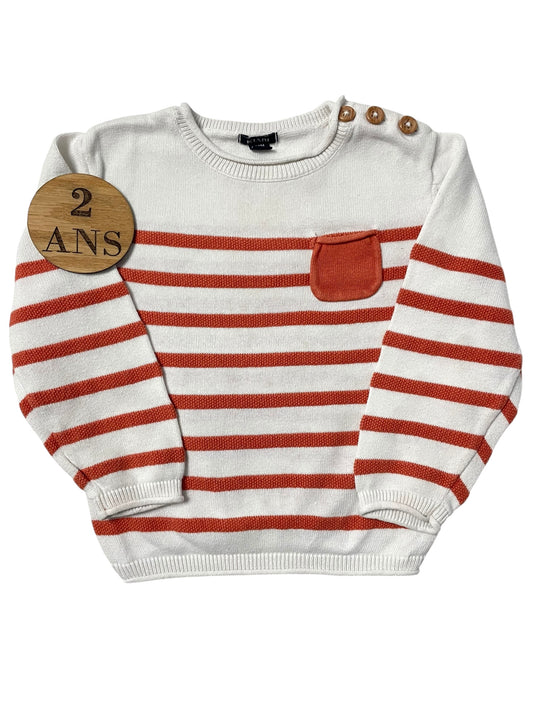 Pull fin rayé, Kiabi