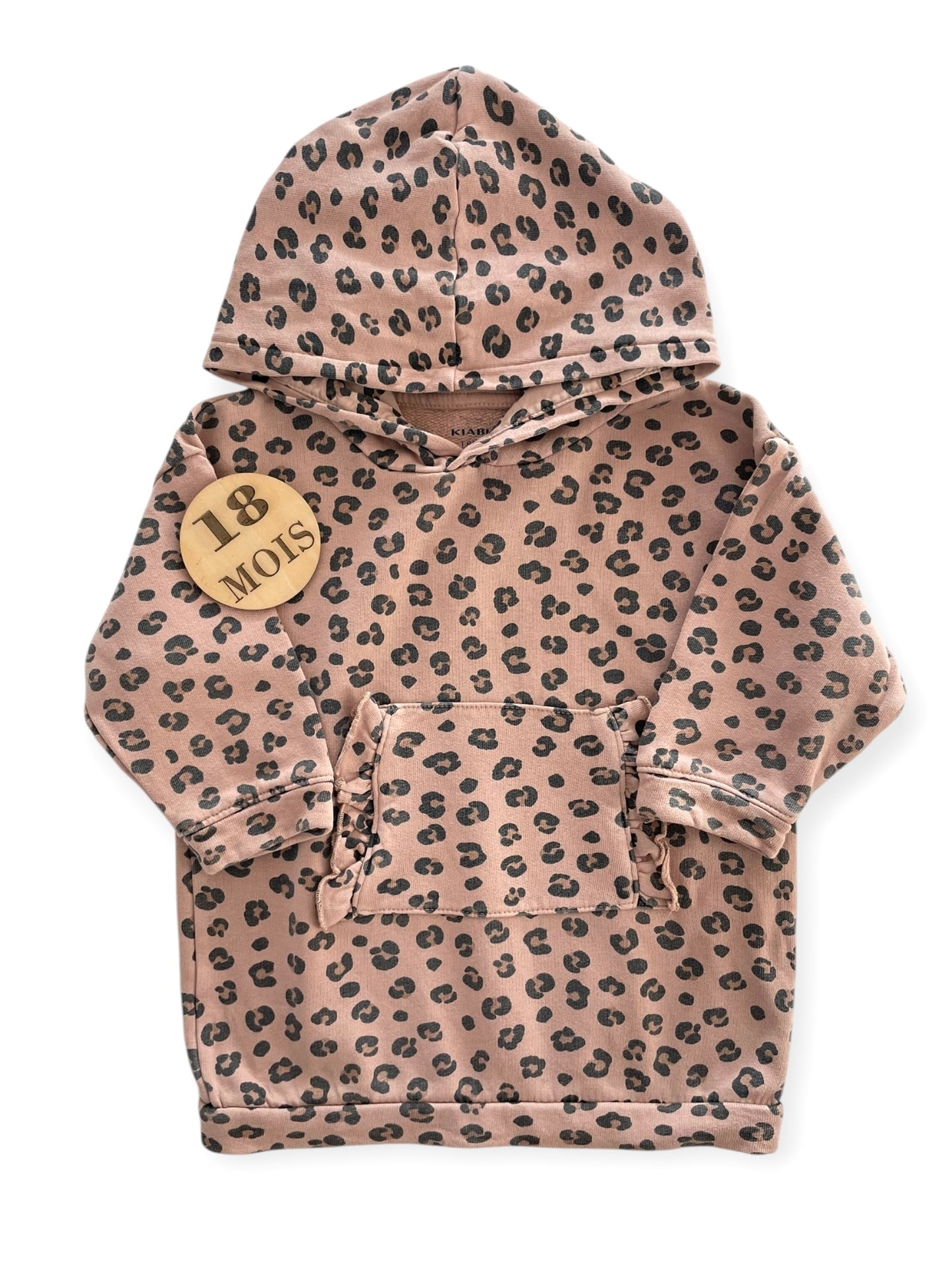 Robe sweat, léopard, Kiabi