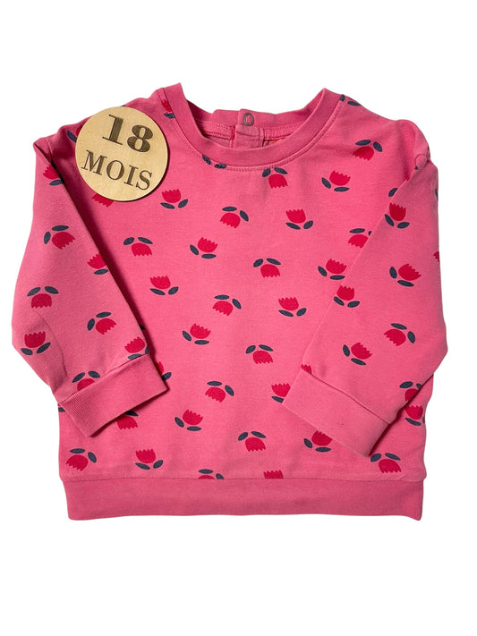 Sweat rose fleuri, Lupilu