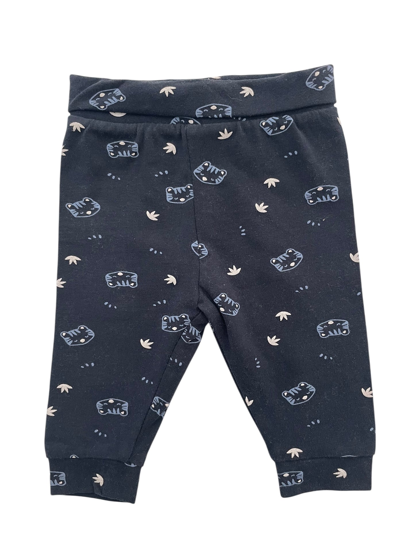 Legging bleu-nuit, tigres, Vertbaudet