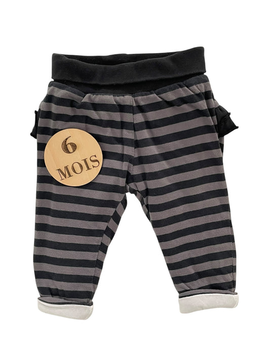 Pantalon épais, rayé gris, Absorba