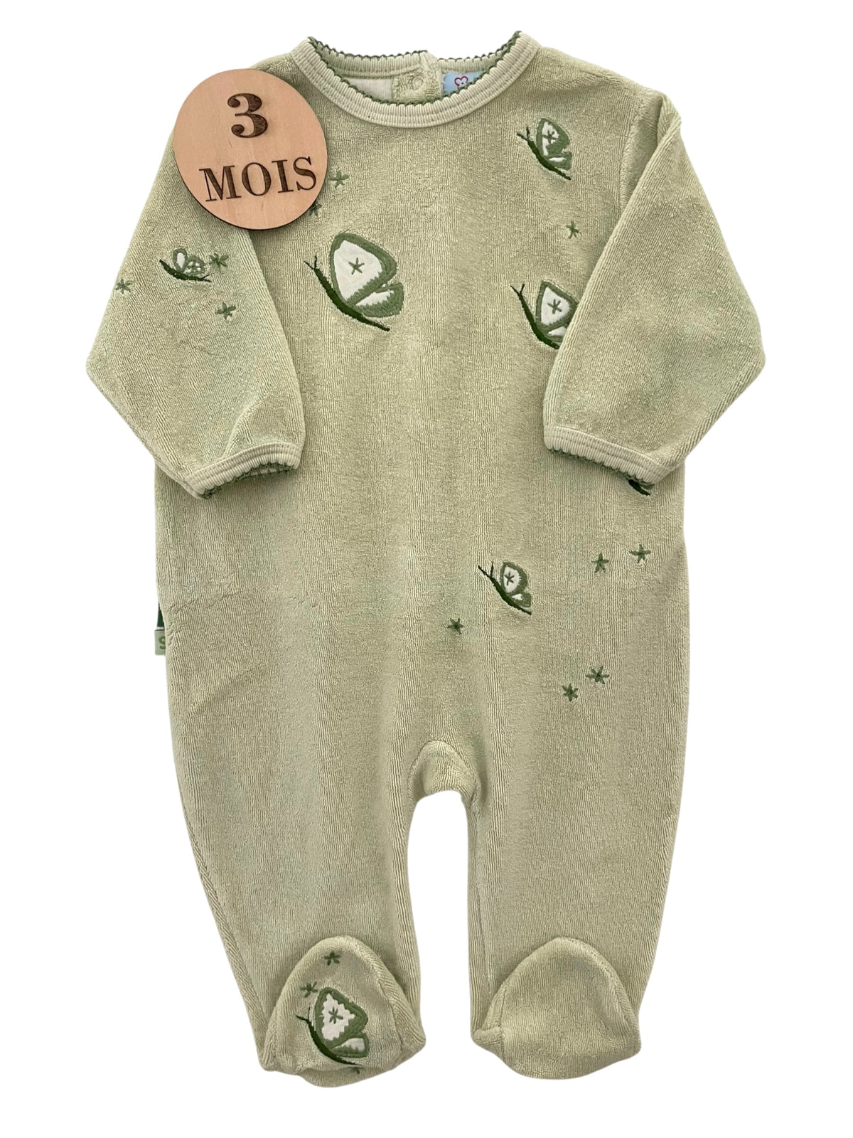 Pyjama éponge, vert, DPAM