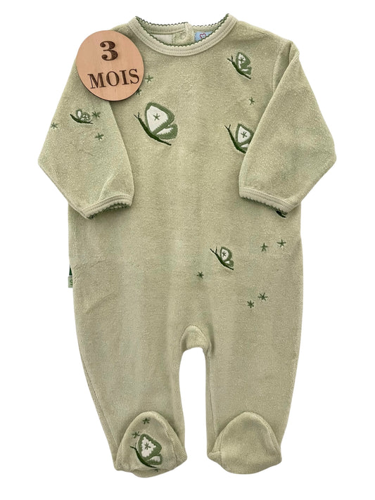 Pyjama éponge, vert, DPAM