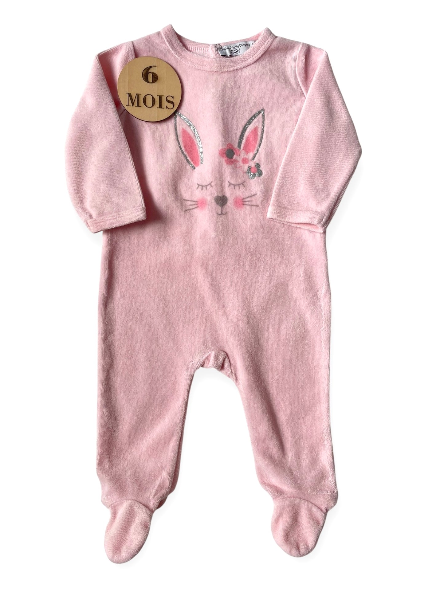 Pyjama velours rose, FPC